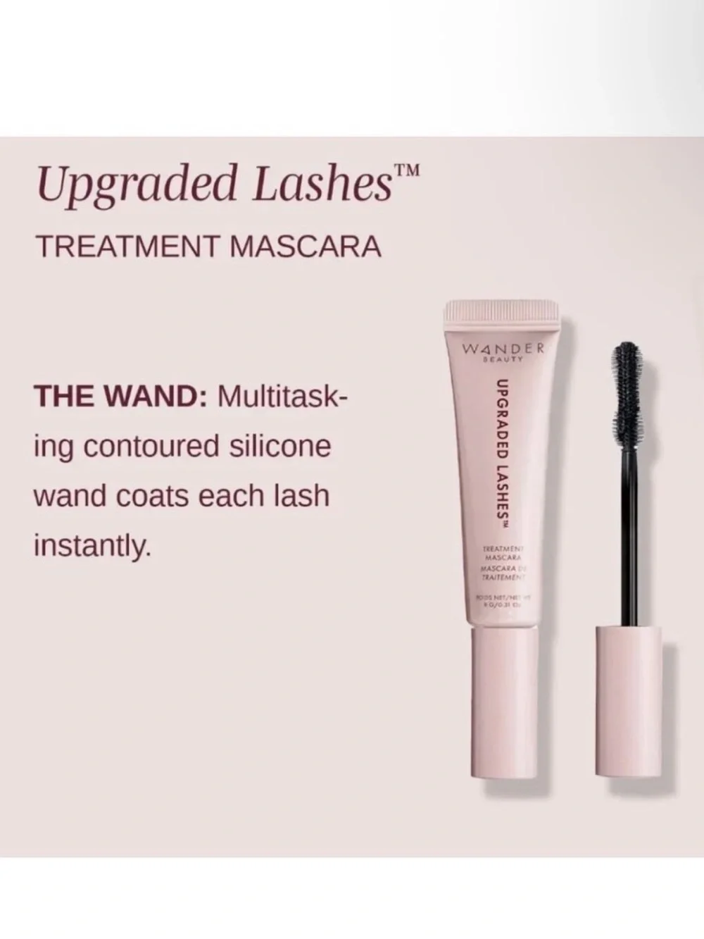 🆕 Wander Beauty Upgraded Lashes Jet Black Treatment Mascara